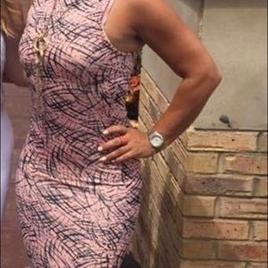 Multi color mid dress.